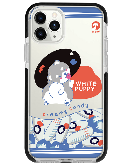 iPhone Rearguard Bumper -  White Puppy