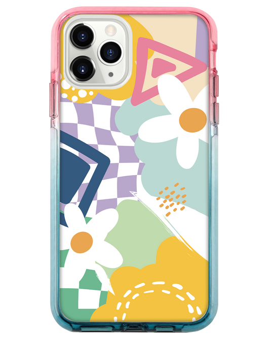 Ombre Bumper Case -  Abstract Flower 2.0