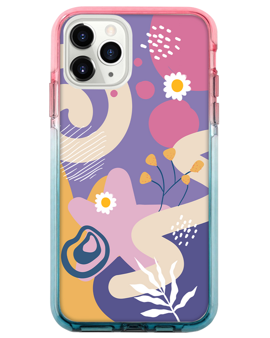 Ombre Bumper Case -  Abstract Flower 3.0