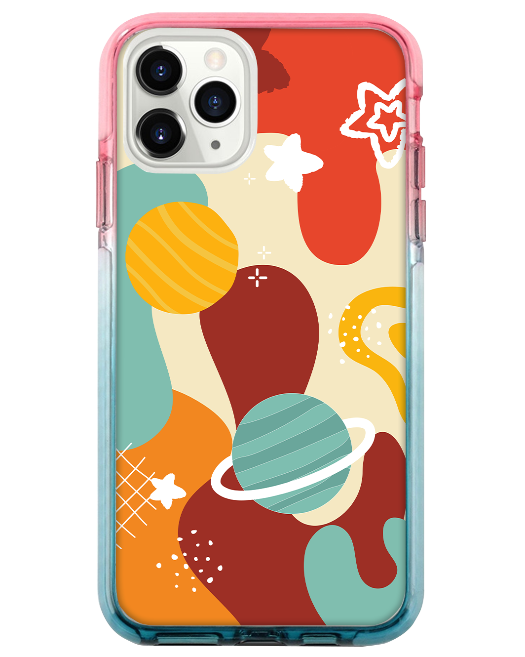 Ombre Bumper Case -  Abstract Planet 2.0