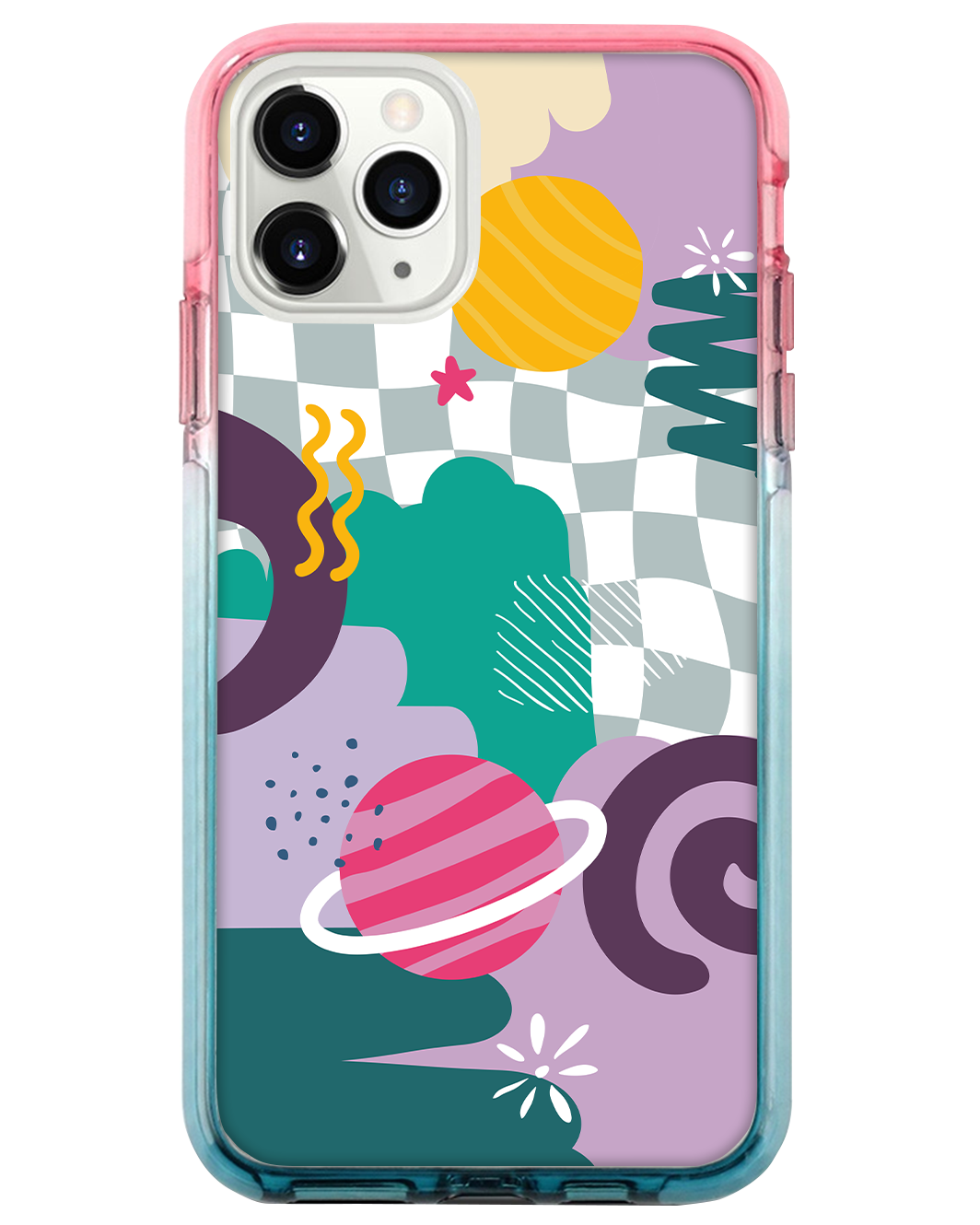 Ombre Bumper Case -  Abstract Planet 3.0