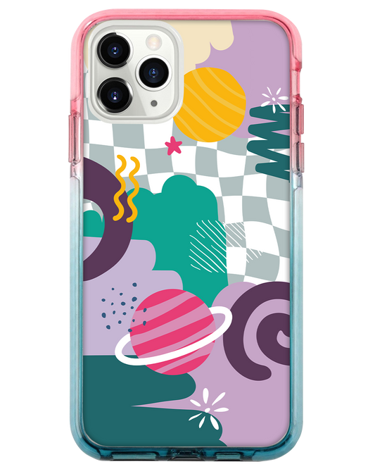 Ombre Bumper Case -  Abstract Planet 3.0