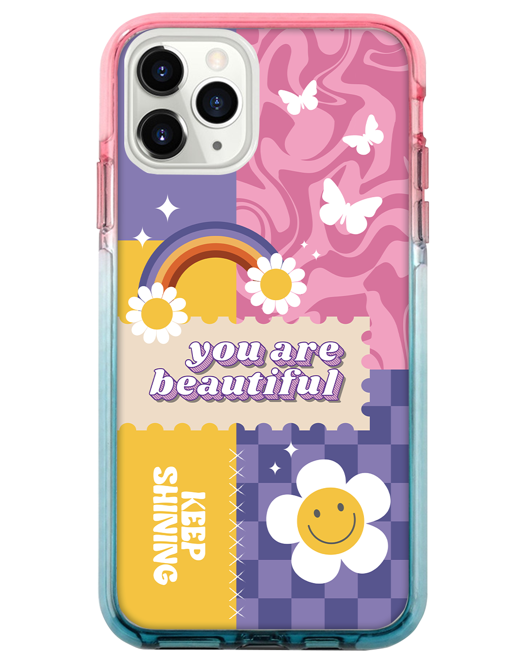 Ombre Bumper Case -  Abstract Quotes 5.0