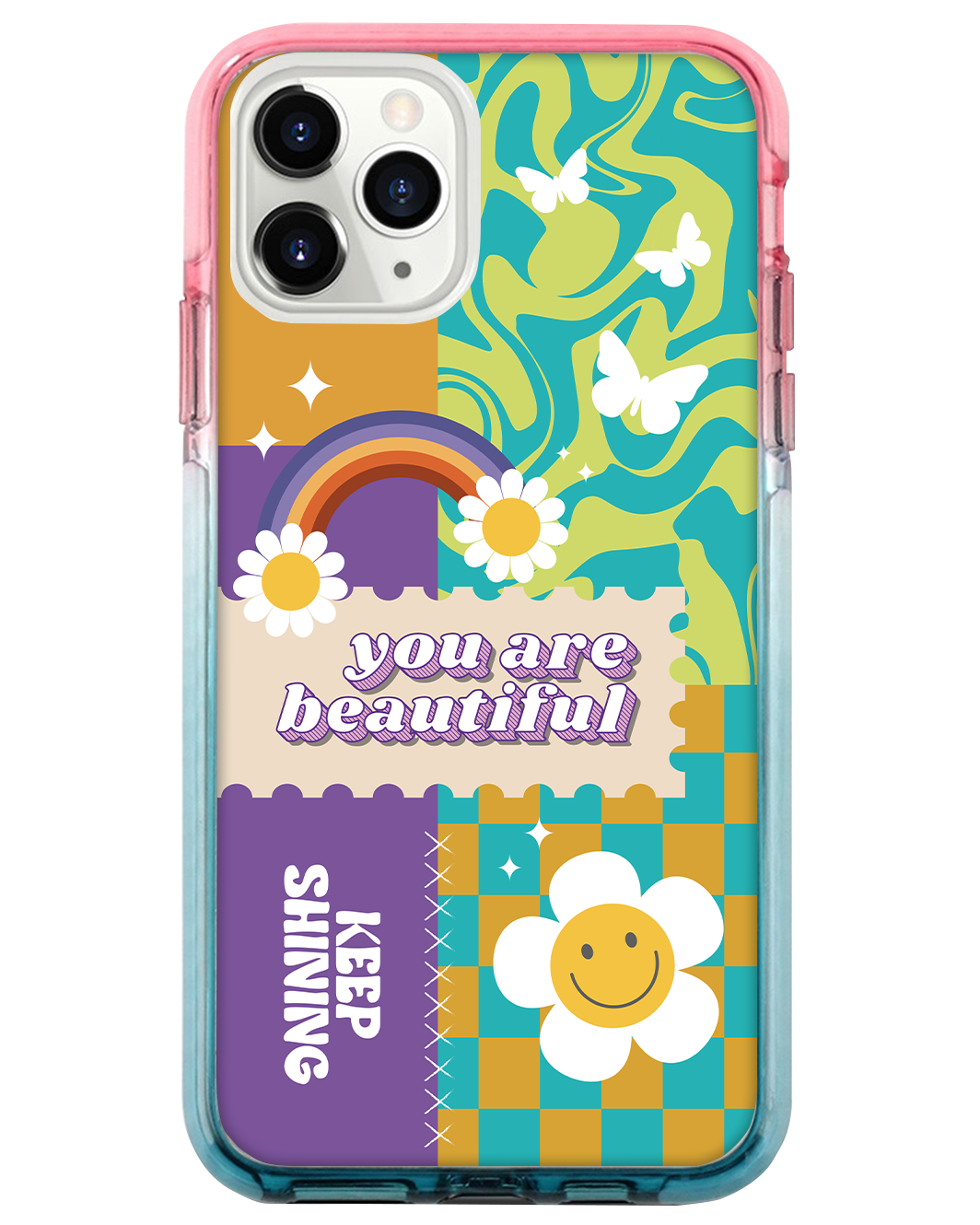 Ombre Bumper Case -  Abstract Quotes 6.0