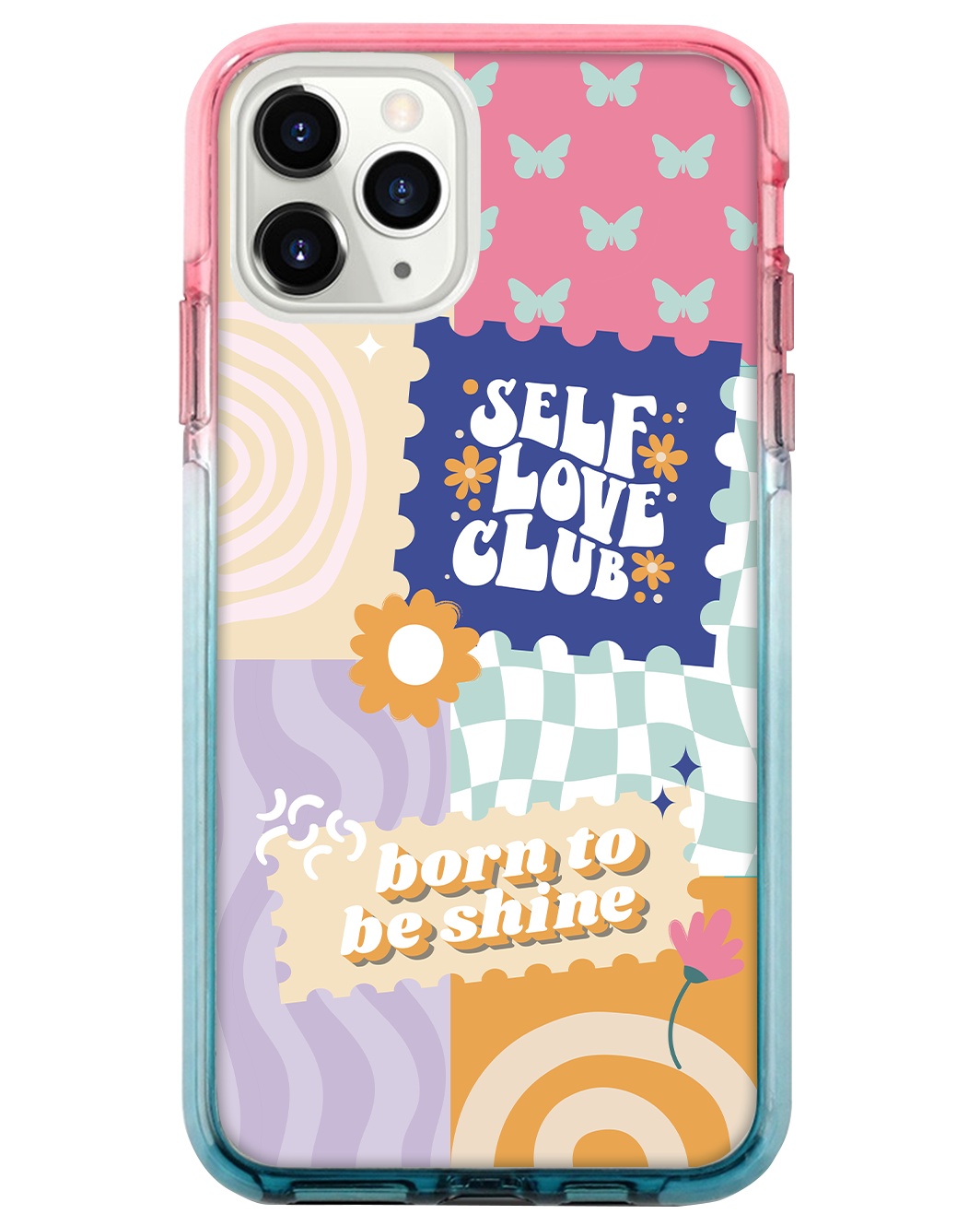 Ombre Bumper Case -  Abstract Quotes 7.0