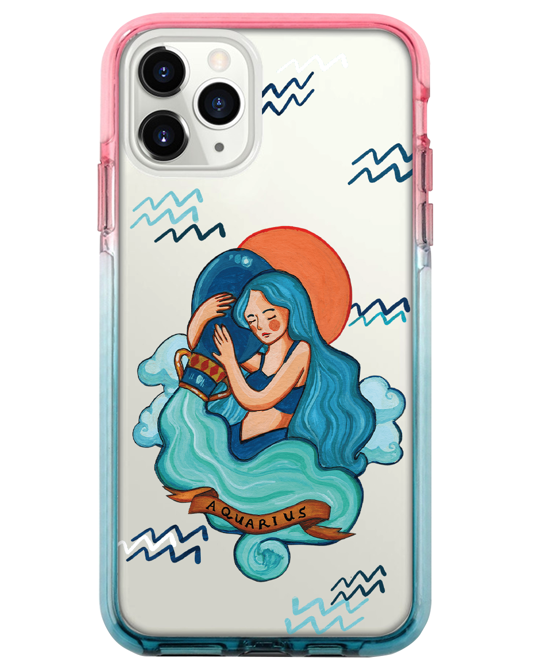 Ombre Bumper Case -  Aquarius