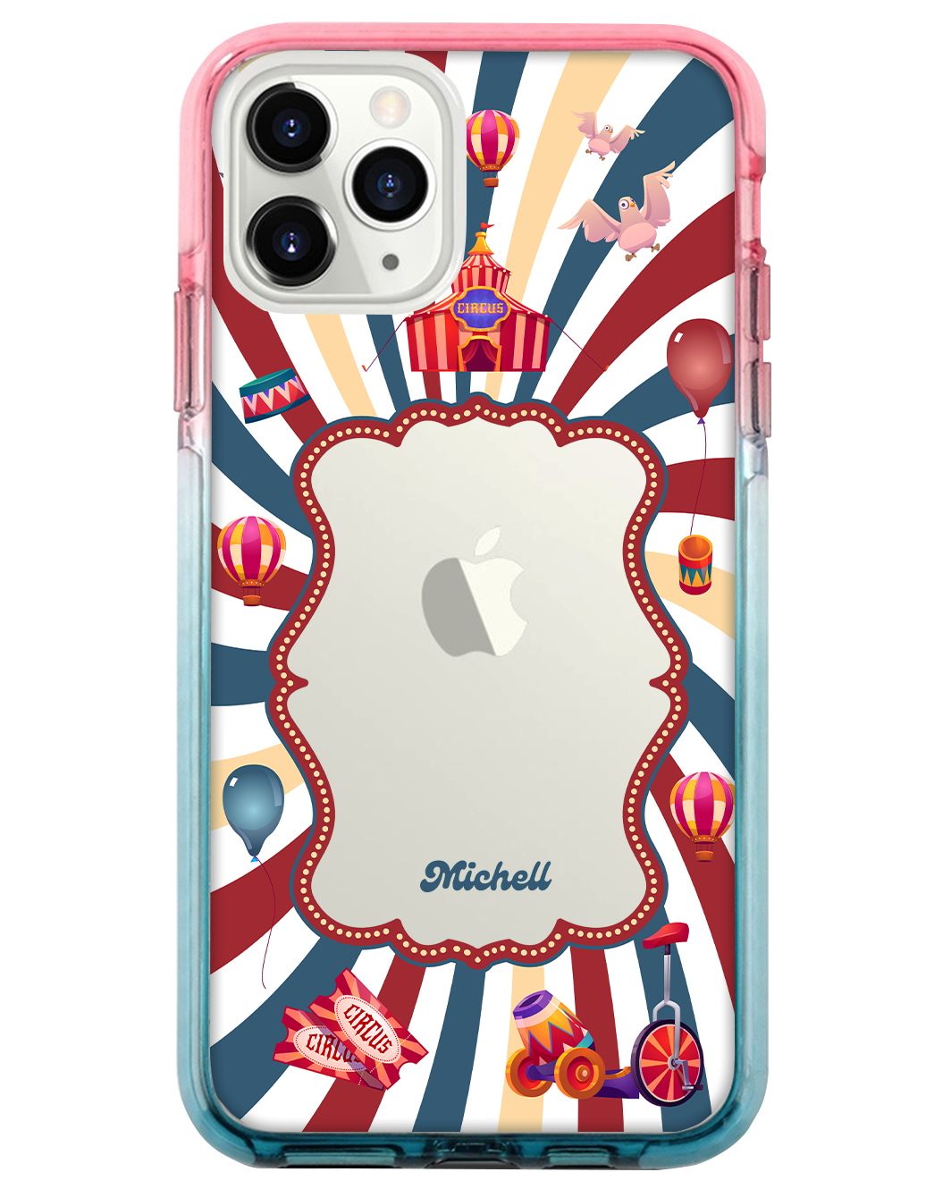 Ombre Bumper Case - Circus