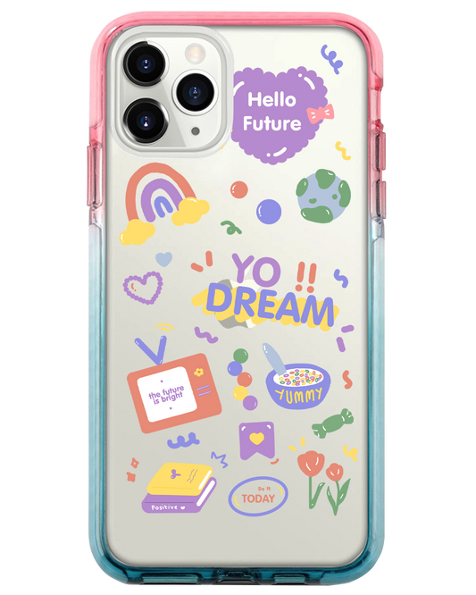 Ombre Bumper Case - Hello Future