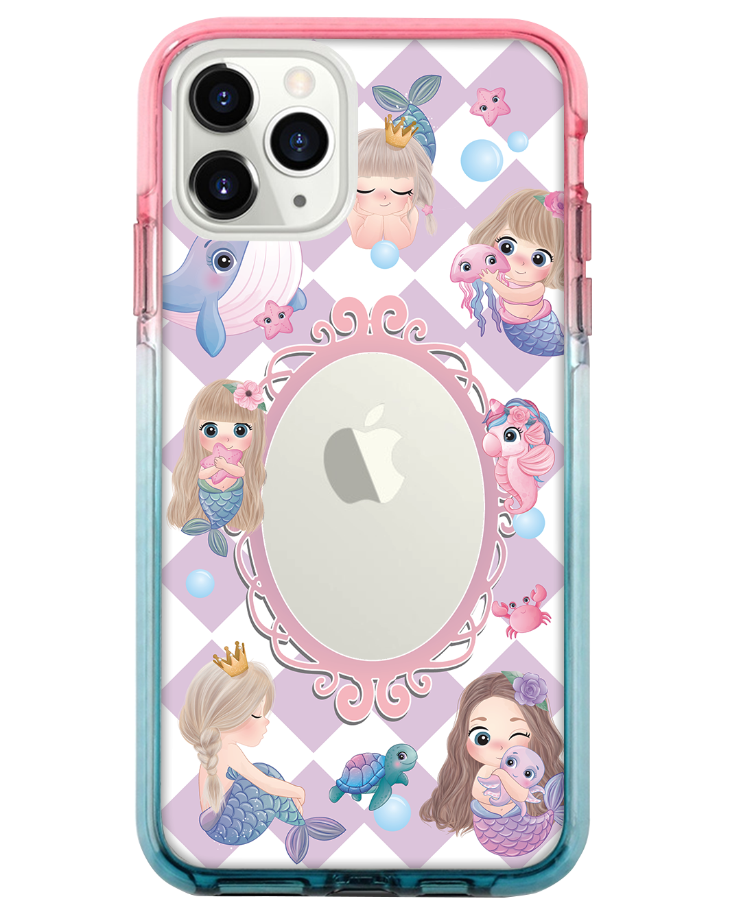 Ombre Bumper Case - Little Mermaid