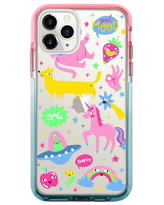 iPhone Rearguard Bumper Ombre - Monster Say Good Mood