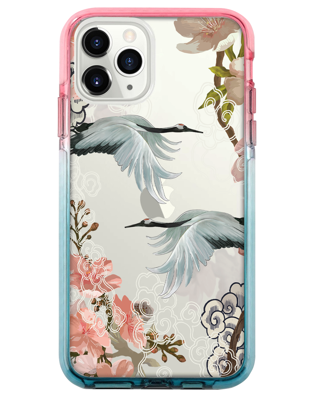 Ombre Bumper Case - Oil Painting Birds