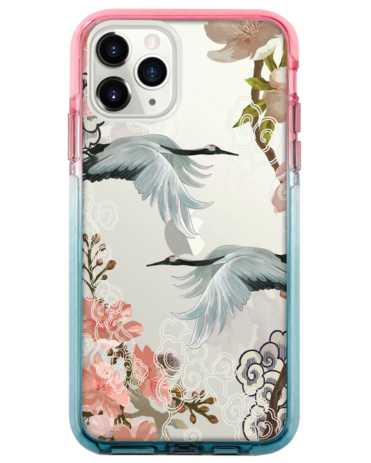 Ombre Bumper Case - Oil Painting Birds