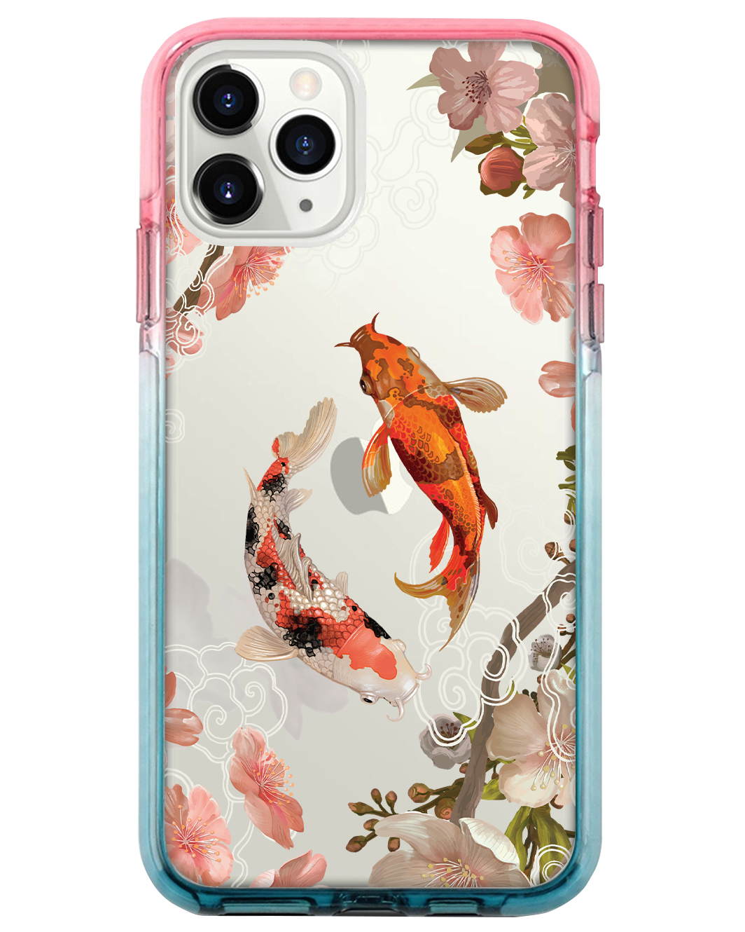 Ombre Bumper Case - Oil Painting Koi