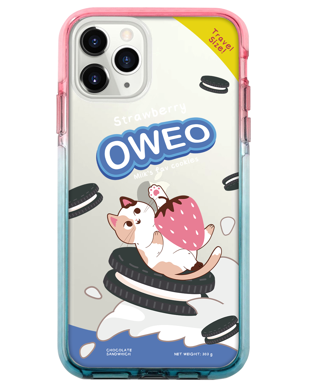 Ombre Bumper Case - Oweo Cat