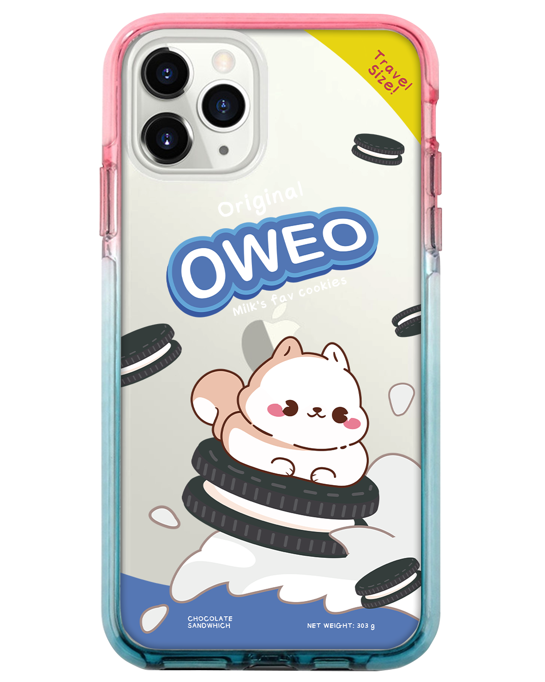 Ombre Bumper Case - Oweo Dog