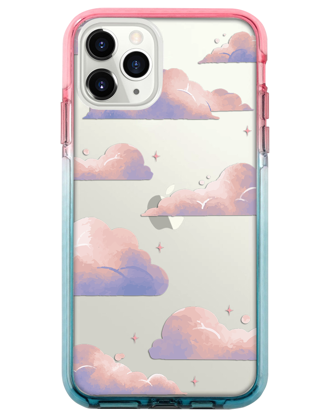 Ombre Bumper Case - Pastel Clouds