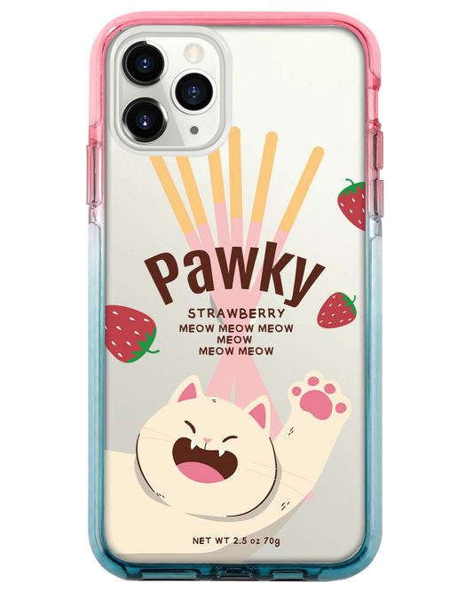 Ombre Bumper Case - Pawky Cat