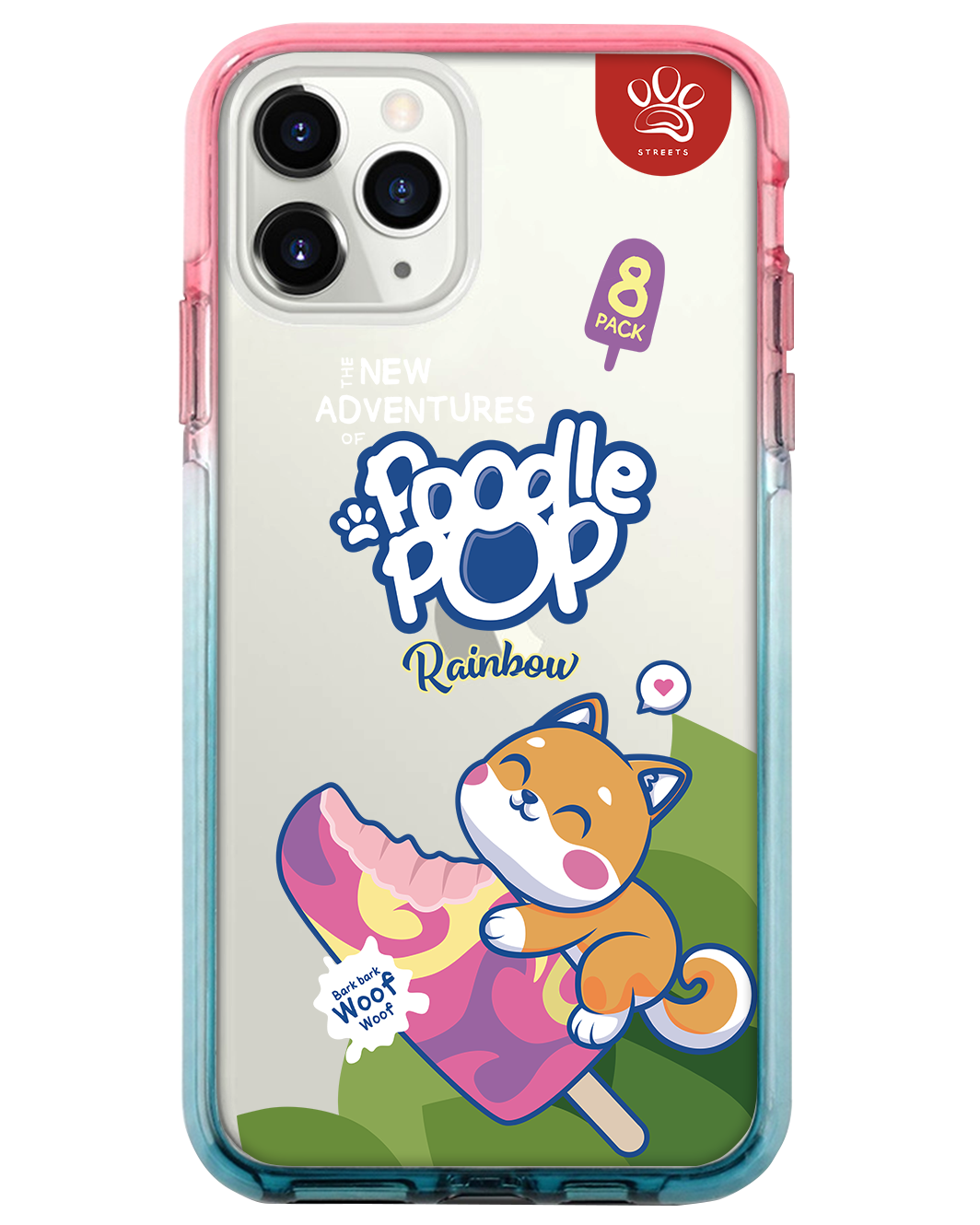 Ombre Bumper Case - Poodle Pop