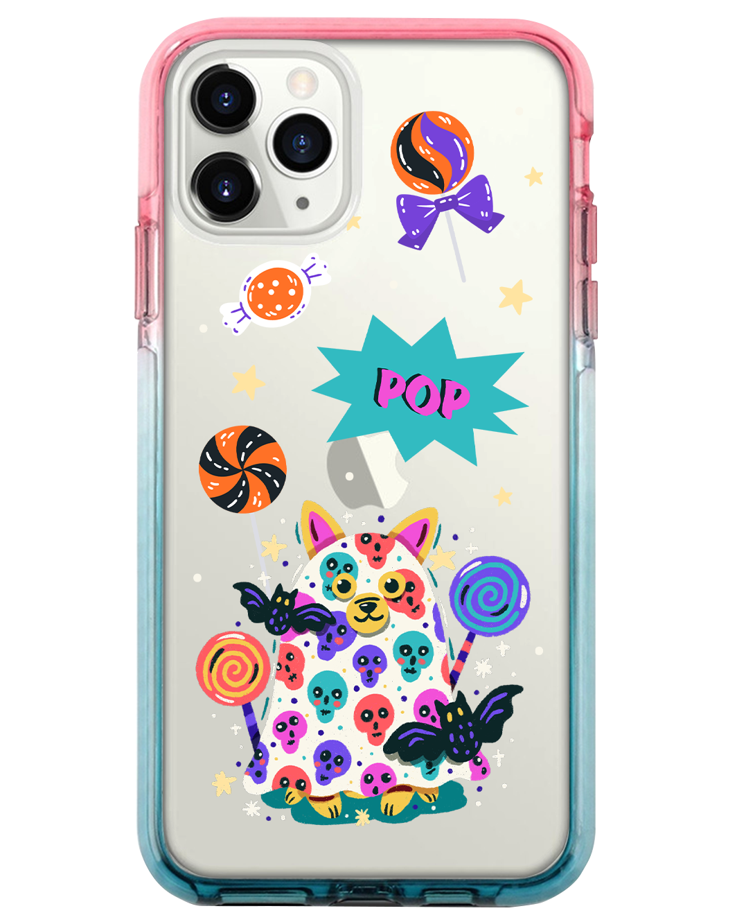 Ombre Bumper Case - Puppy Monster