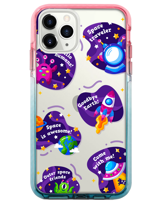 Ombre Bumper Case - Space Traveller