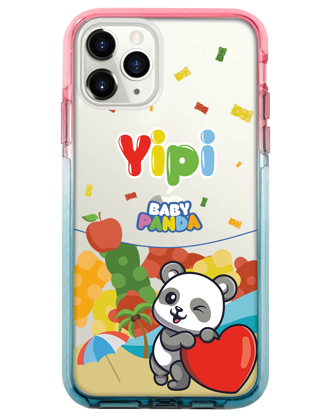 Ombre Bumper Case - Yipi Baby Panda