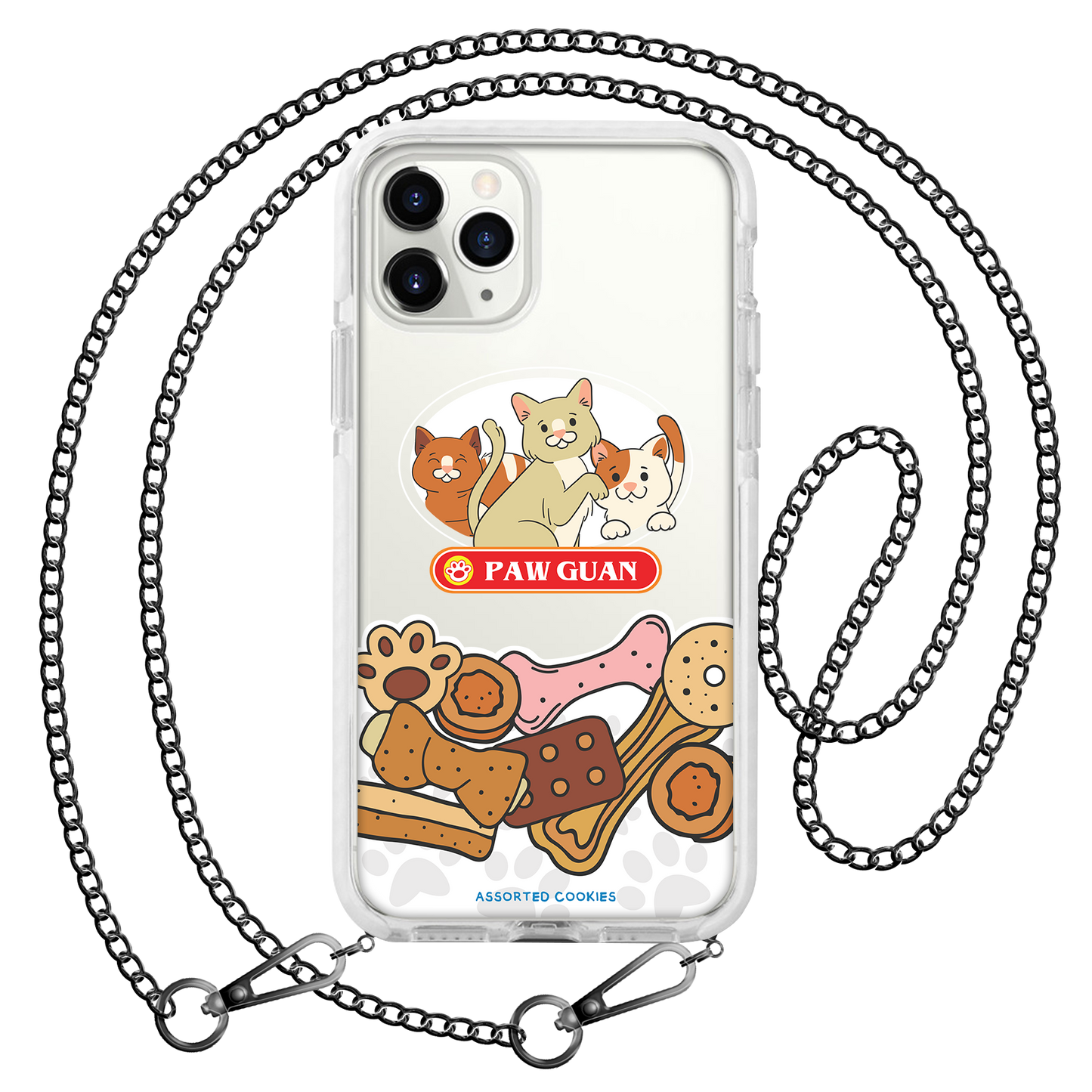 iPhone Rearguard Bumper -  Pawguan Cat