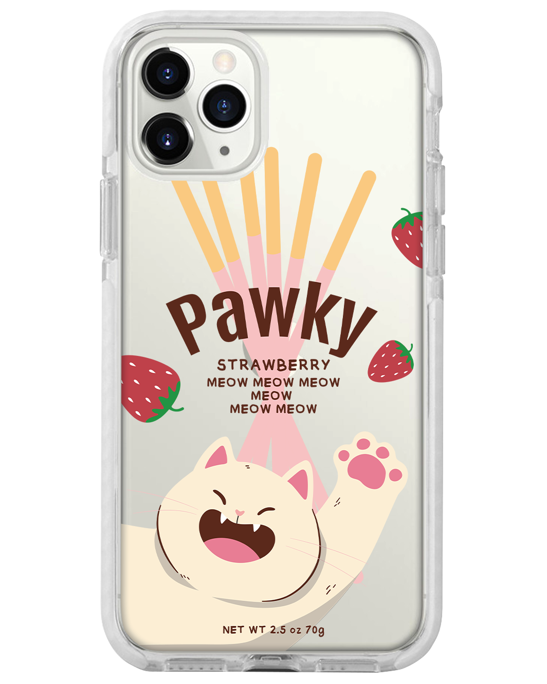 iPhone Rearguard Bumper -  Pawky Cat