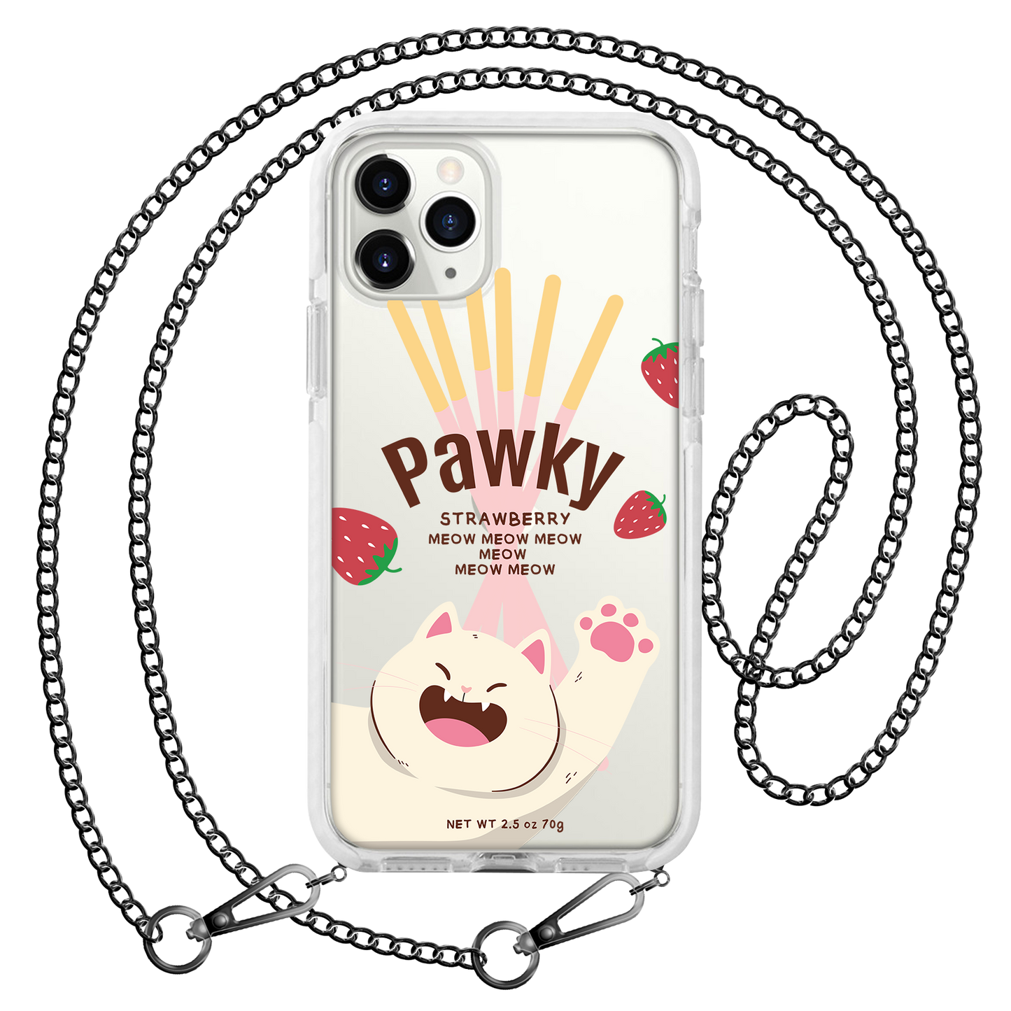 iPhone Rearguard Bumper -  Pawky Cat