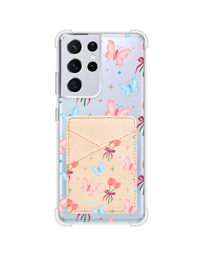 Android Phone Wallet Case - Coquette Butterfly
