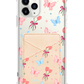 iPhone Phone Wallet Case - Coquette Butterfly