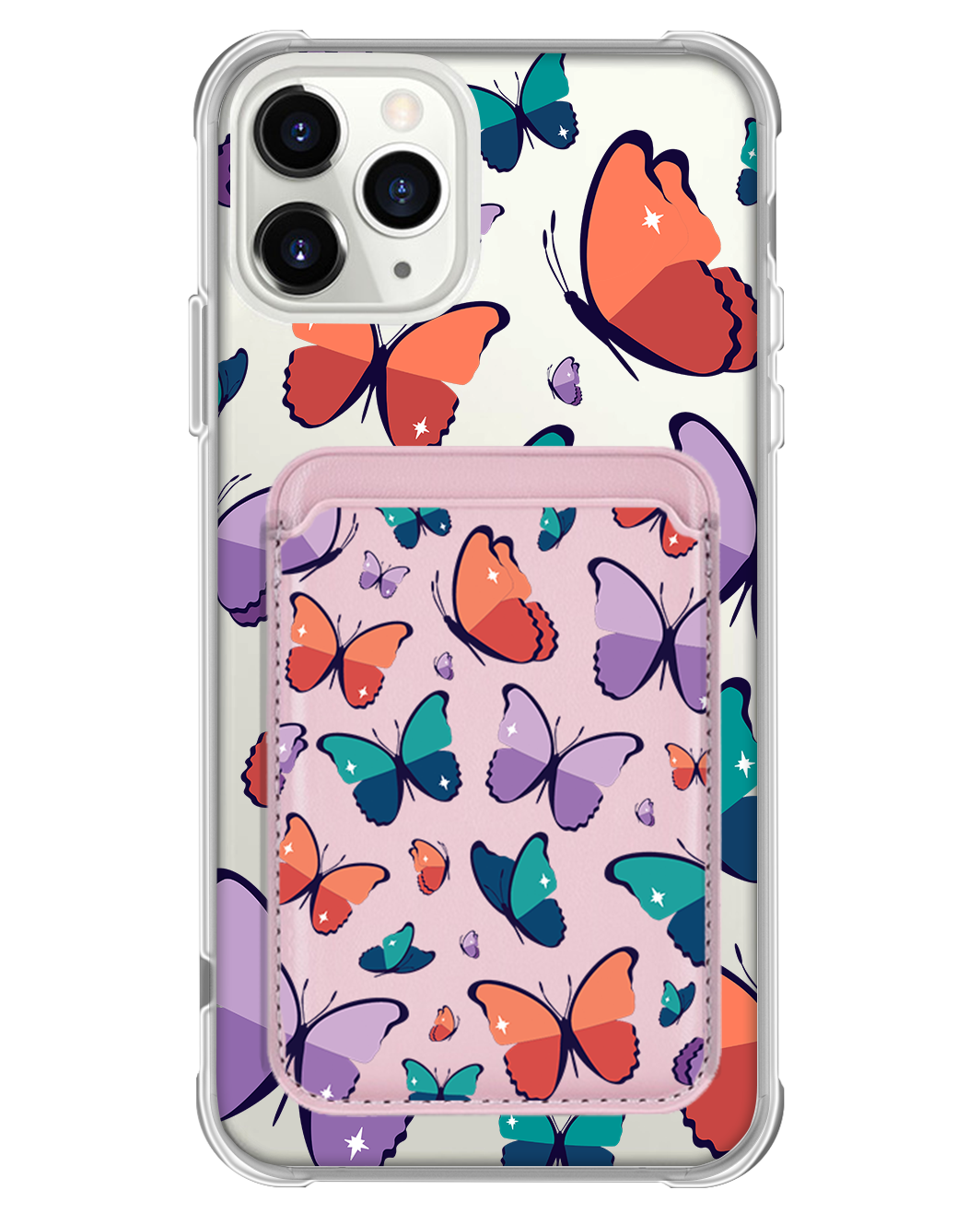 iPhone Magnetic Wallet Case - Butterfly