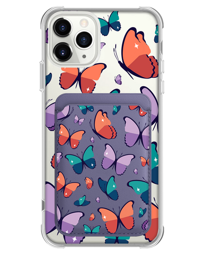 iPhone Magnetic Wallet Case - Butterfly