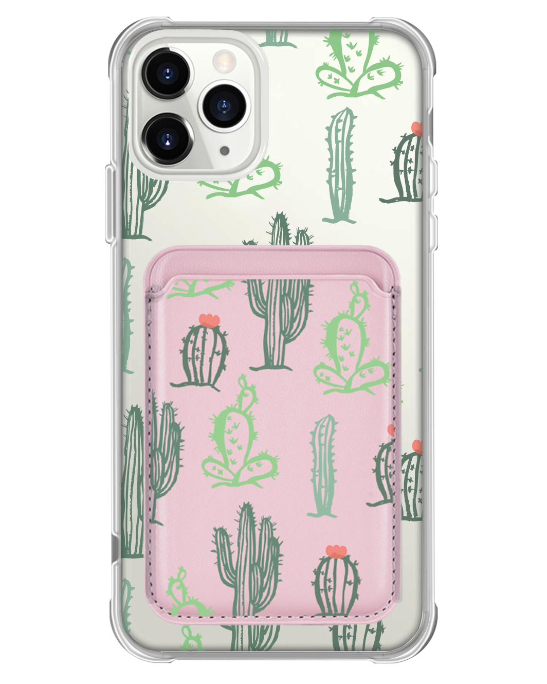 iPhone Magnetic Wallet Case - Cactus