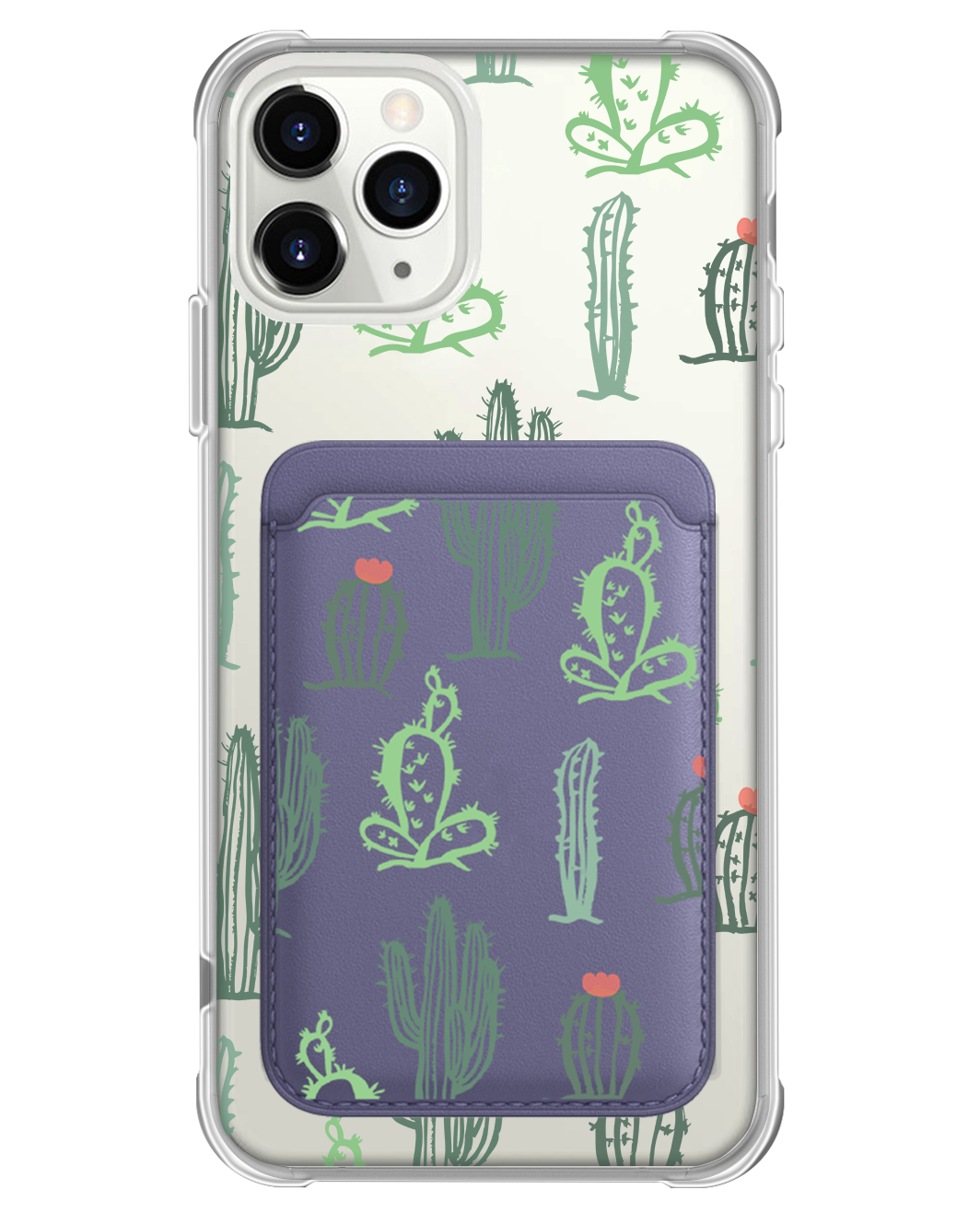 iPhone Magnetic Wallet Case - Cactus