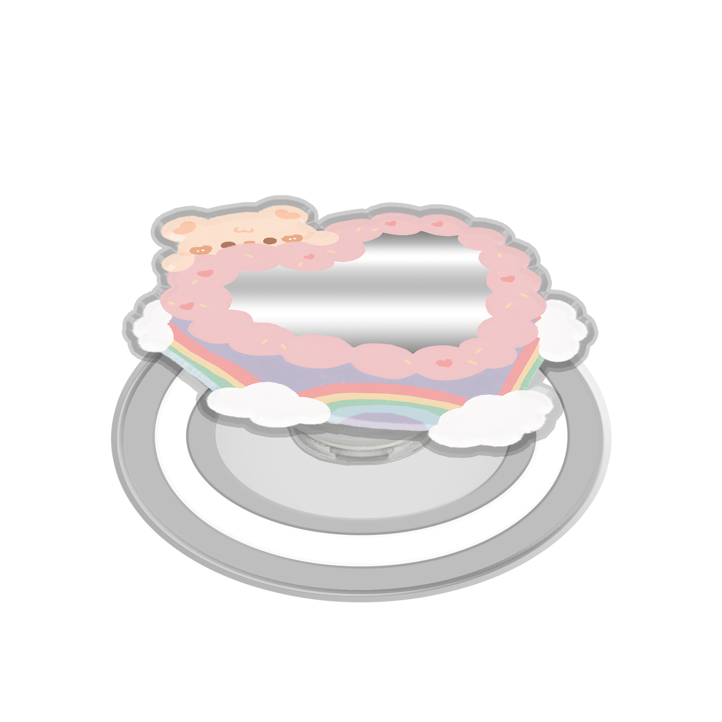 Magnetic Grip Mirror - Cake Party