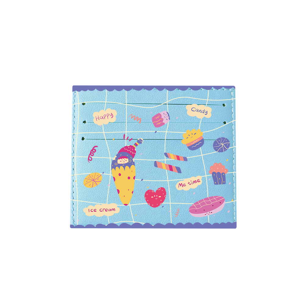 6 Slots Card Holder - Candy Doodle