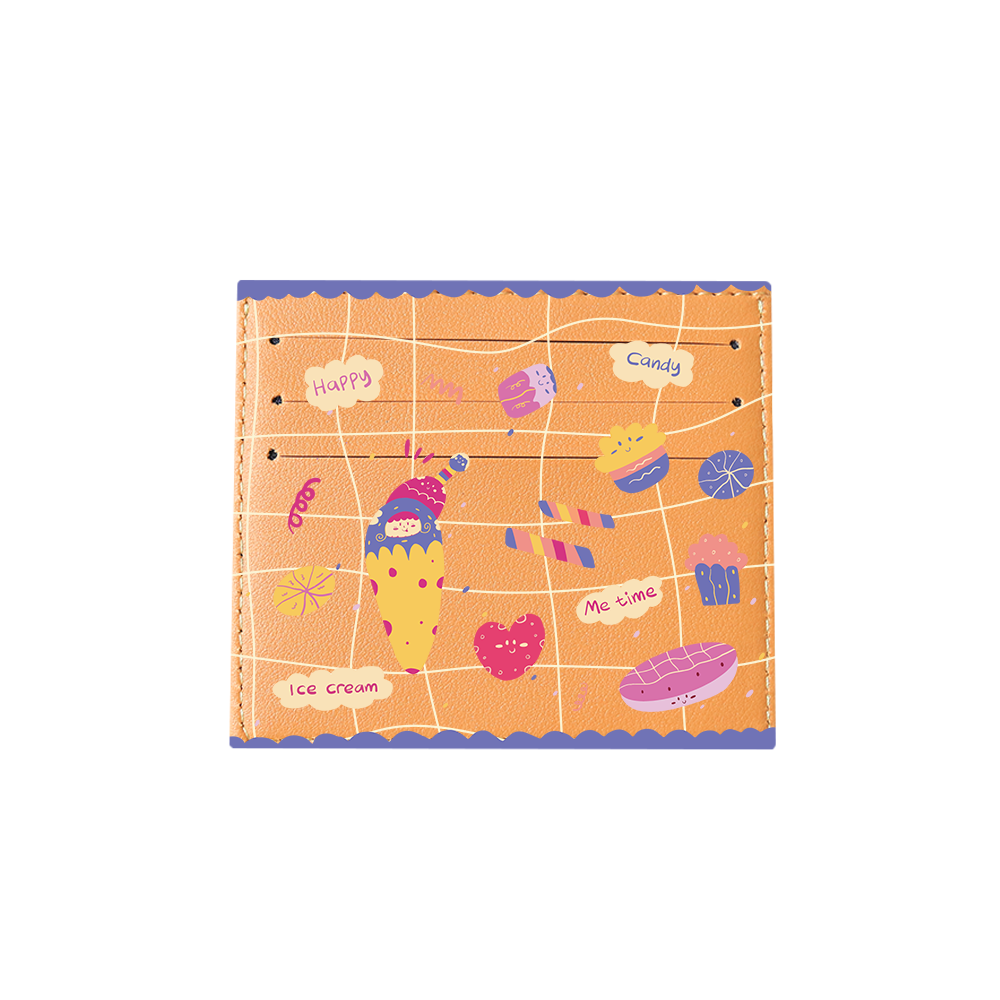 6 Slots Card Holder - Candy Doodle