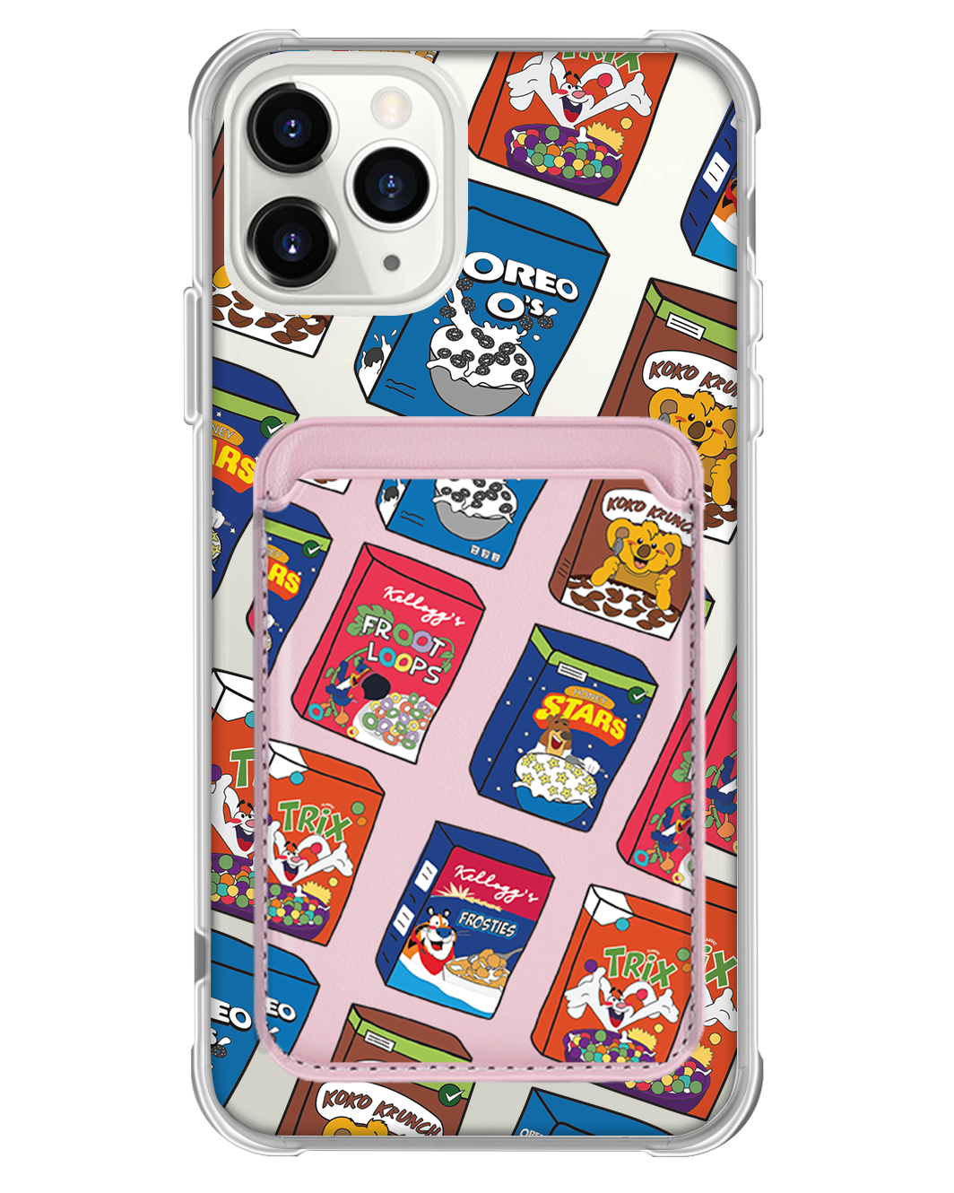 iPhone Magnetic Wallet Case - Cereal Boxes