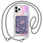 iPhone Magnetic Wallet Holo Case - Cherry Blossom