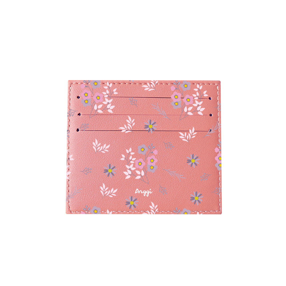 6 Slots Card Holder - Cherry Blossom
