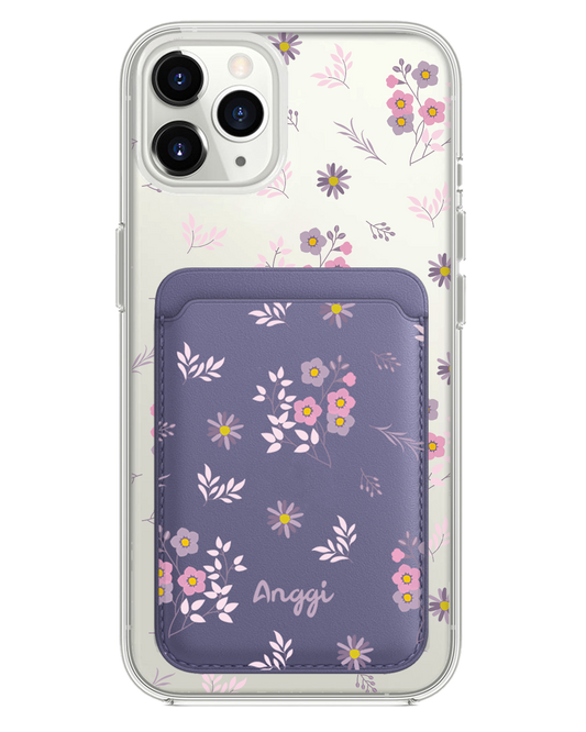 iPhone Magnetic Wallet Case - Cherry Blossom