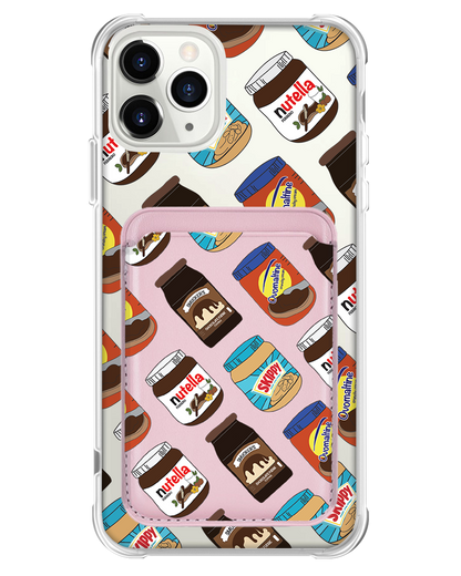 iPhone Magnetic Wallet Case - Choco Spread