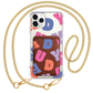 iPhone Magnetic Wallet Case - Chubby Monogram