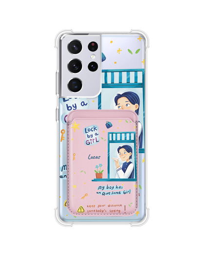 Android Magnetic Wallet Case - Crush Boy (Couple Case)