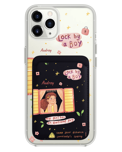 iPhone Magnetic Wallet Case - Crush Girl (Couple Case)