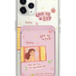 iPhone Magnetic Wallet Case - Crush Girl (Couple Case)