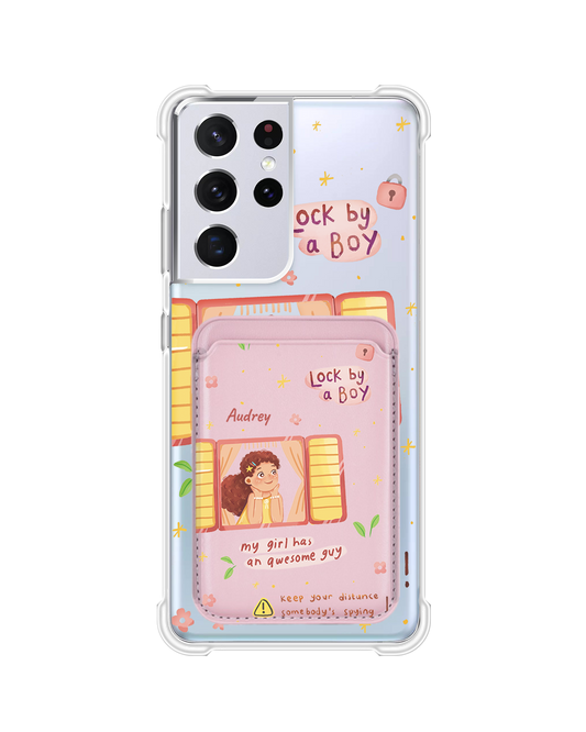 Android Magnetic Wallet Case - Crush Girl (Couple Case)