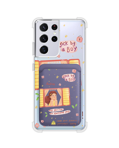 Android Magnetic Wallet Case - Crush Girl (Couple Case)