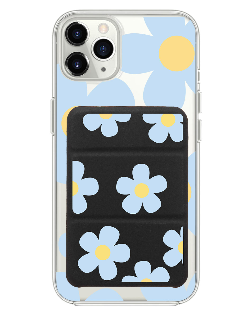 iPhone Magnetic Trifold Wallet Case - Daisy Garland