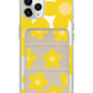 iPhone Magnetic Trifold Wallet Case - Daisy Sunshine